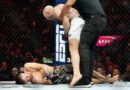 Josh Emmett knocks Bryce Mitchell OUT COLD with devastating right hand