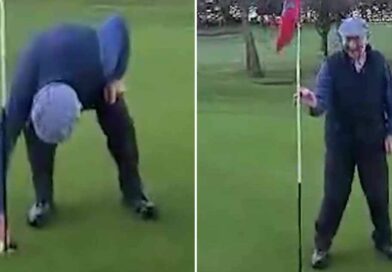 Golfer, 91, overcome with joy as he hits one of the oldest-ever hole-in-ones